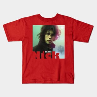 Nick Drake Pink Moon Kids T-Shirt